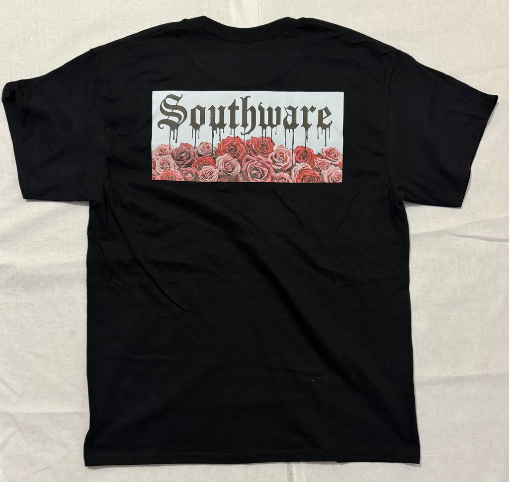 Southware bleeding roses graphic t-shirt
